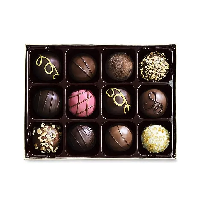 Signature Truffles Assorted Chocolate Gift Box 12 Piece