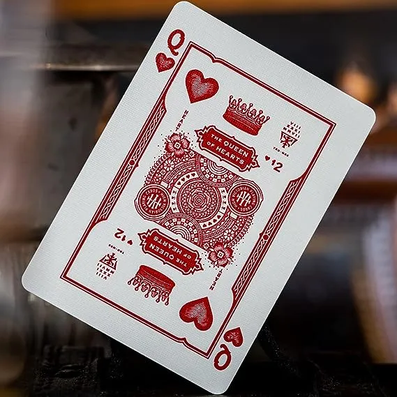 Victorian High Red Playing Cards