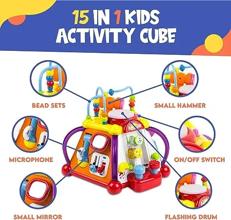 Toysery Musical Activity Cube Toy