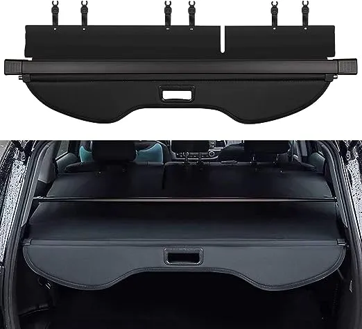 Trunk Cargo Cover For Ford Escape 2013~2019 Black Retractable Rear Cargo Security Shield Shade Waterproof All Weather【Updated Version:There is No Gap Between The Back Seat】