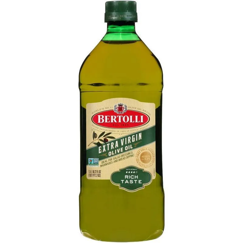 Bertolli Olive Oil, Extra Virgin, Rich Taste - 1.5 l (50.72 fl oz) 1 qt 1 pt 2.7 oz