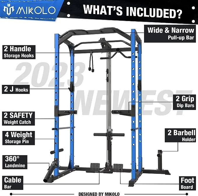 GMWD Power Cage with LAT Pulldown