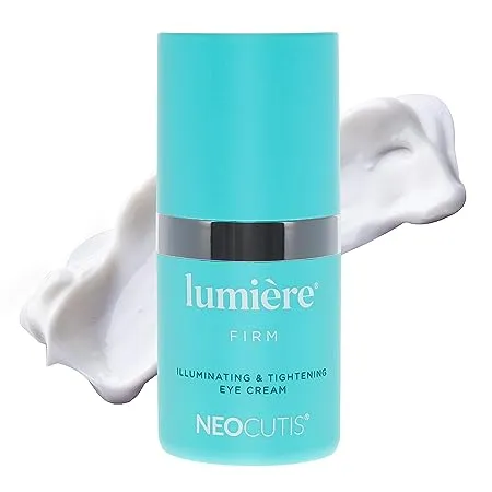 NEOCUTIS Lumière Firm - Illuminating and Tightening, Anti-Aging Eye Cream - Brighten, Hydrate, and Soothe - for Dark Circles, Puffiness, and Wrinkle Prevention - Travel-Friendly - 15 ml/0.5 fl oz.