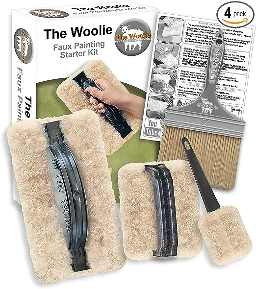 The Woolie Original FULL-SIZED Faux Painting BEGINNER STARTER TOOLKIT - 9.75 ...