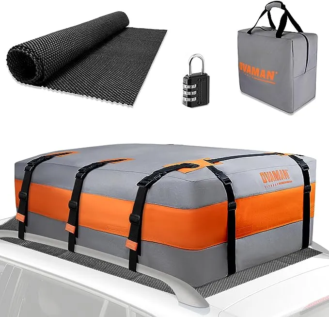 Car Rooftop Cargo Carrier Bag, 20 Cubic Feet 100% Waterproof Heavy Duty 900D ...