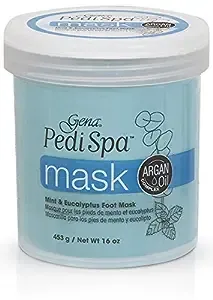 Gena Pedi Spa with Argan Oil Complex Pedi Spa Mask, 16 Ounce