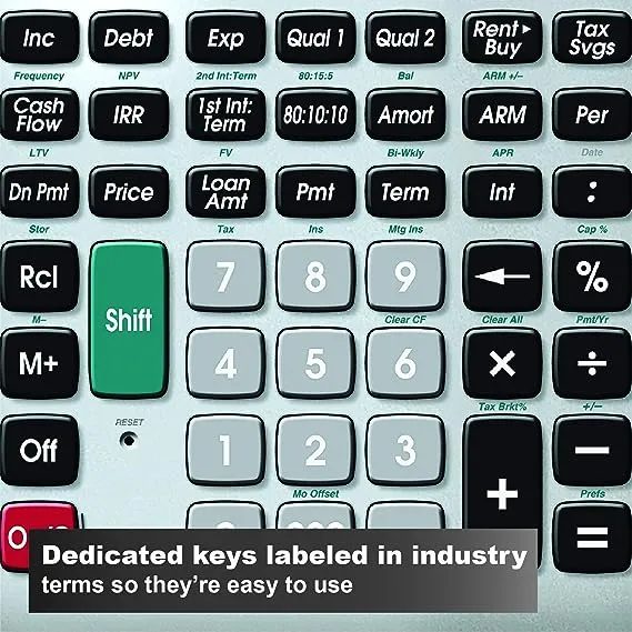 Calculated Industries 43430 Qualifier Plus IIIfx Desktop