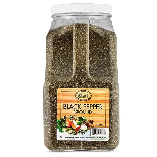 Gel Spice Ground Black Pepper 5 lb