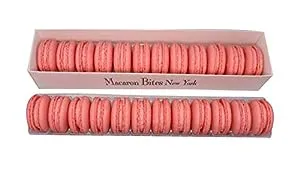 Macaron Bites French Macarons Gift Box of 24 - Strawberry