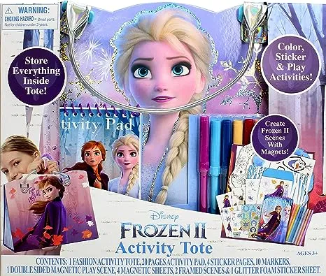 Disney Frozen 2 Activity Tote, 11.25&quot;x13&quot;x4.5&quot;