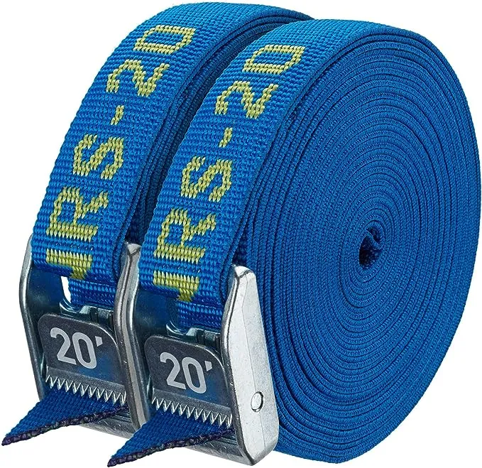 NRS 1" HD Tie-Down Straps Iconic Blue / 6'