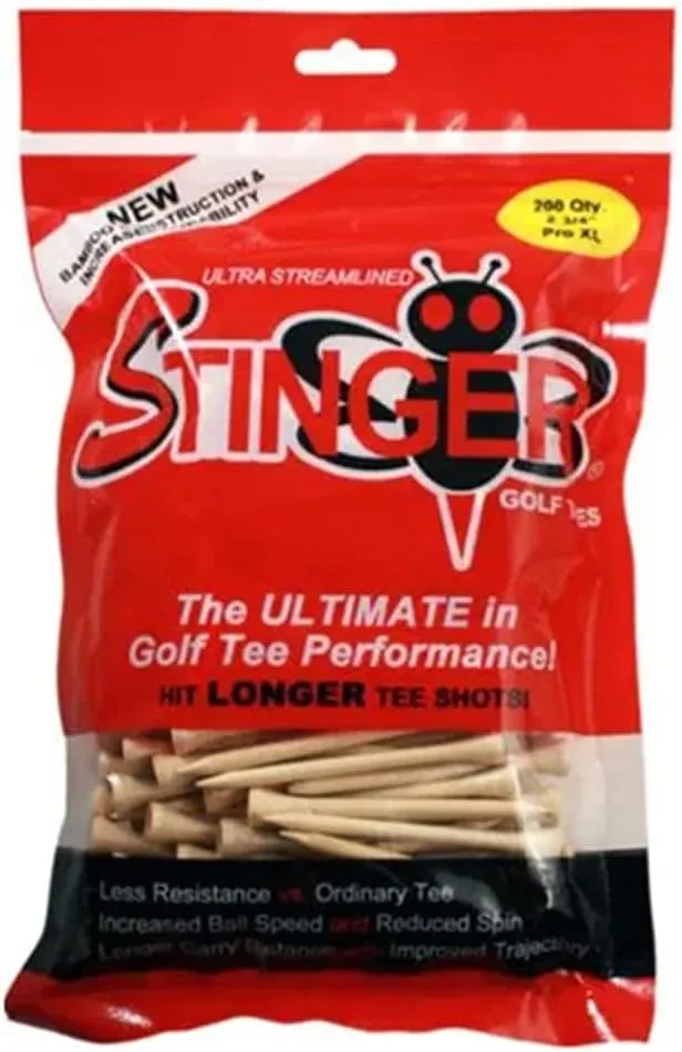 Stinger Golf Tees Pro XL 200 Count