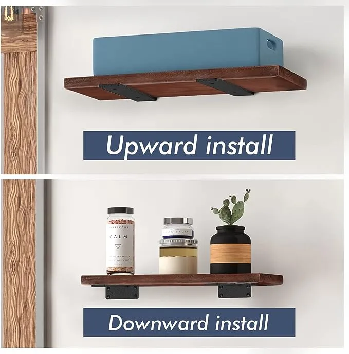 Starunder 6 Pack Floating Shelf Brackets