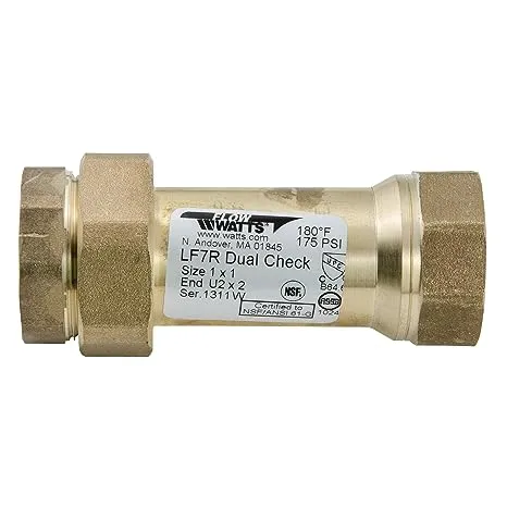 Watts Dual Check Valve LF7RU2-2