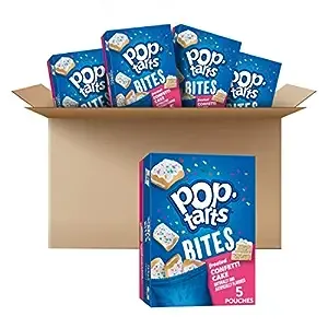 Frosted Confetti Cake Pop-Tarts Bites - 5 Ct