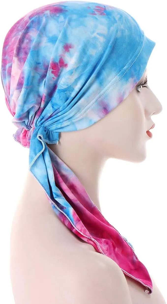 Qovelly Women's Pre Tied Chemo Head Scarf