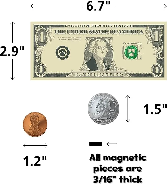 Teacher Created Resources Money Magnetic Accents