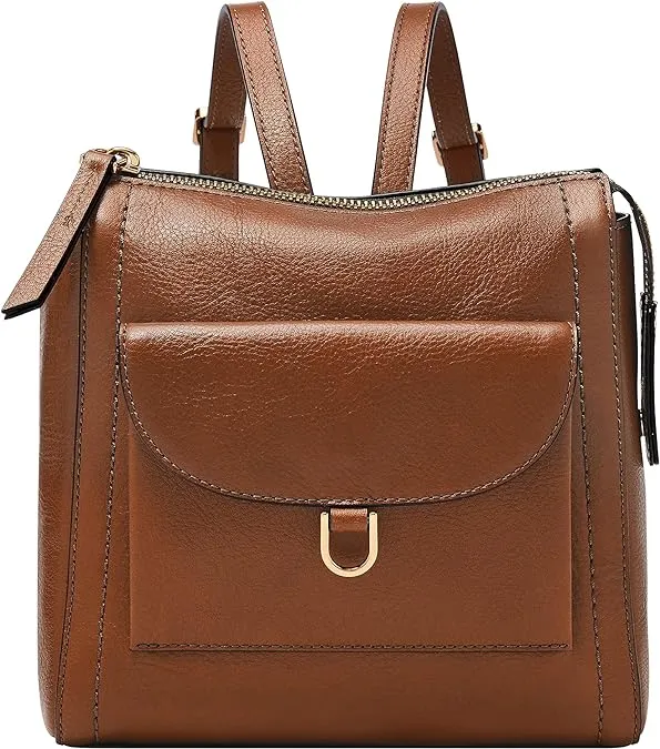 Fossil | Fossil Women&#039;s Parker Leather Mini Backpack Purse Handbag, Brown (Model: ZB1797200) | Realry