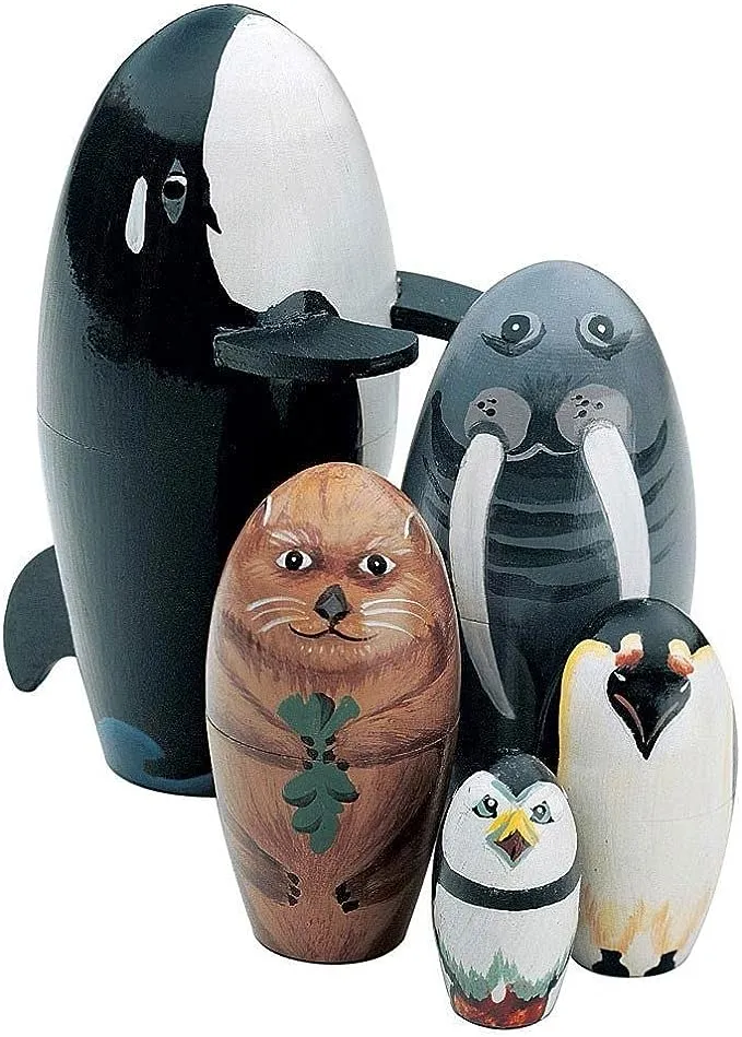 Bits and Pieces - Willy and Friends - Matryoshka Dolls - Wooden Russian Nesting ...