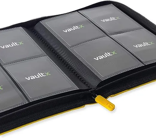 Vault X Premium Exo-Tec® Zip Binder - 4 Pocket Trading Card  Assorted Colors 