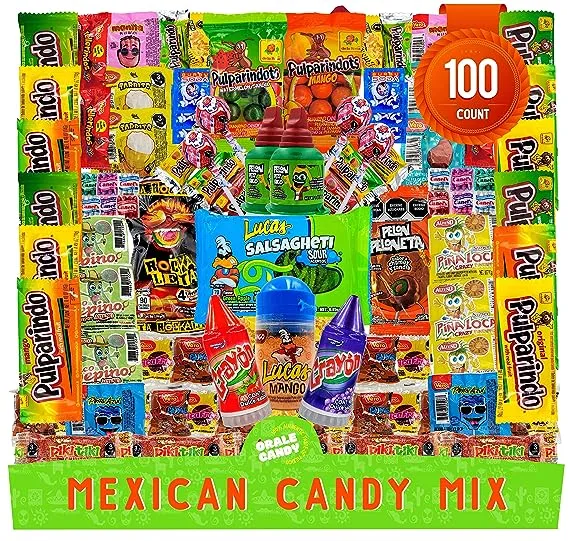 Mexican Candy Mix Assortment Dulces Mexicanos Includes Vero Mango Salsaghetti...