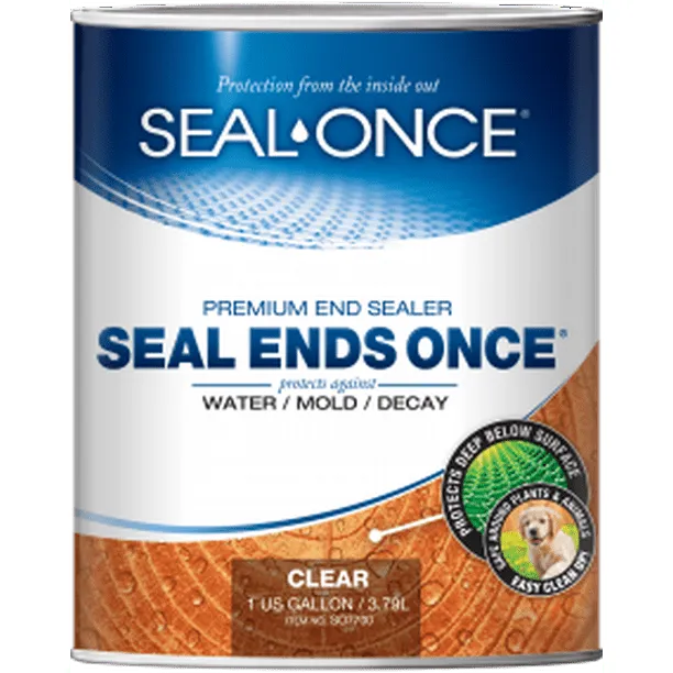 SEAL ENDS ONCE Wood End Sealer - 1 Gallon