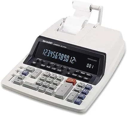 Sharp QS-2770H Two-Color Ribbon Printing Calculator