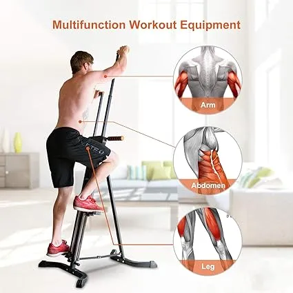 RELIFE REBUILD YOUR LIFE Folding Vertical Climber Exercise Machine Fitness Stair Stepper for Home Gym