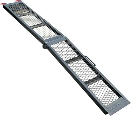 Maxi Trac Center Folding Steel Ramp - Single