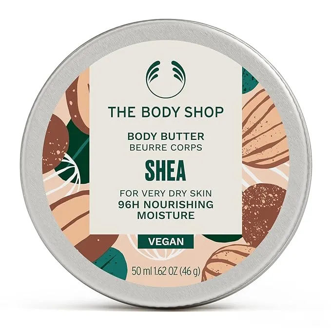 The Body Shop Shea Body Butter – Hydrating & Moisturizing Skincare for Very Dry Skin – Vegan – 6.4 oz