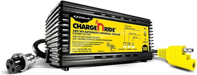 Schumacher CR2 Charge N Ride 1.5 Amp 24 Volt Universal Battery Charger