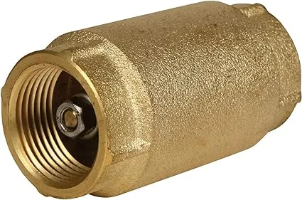 Check Valve CVNL-BS 1 Inch Lead Free Brass Buna-N 200 Pounds per Square Inch