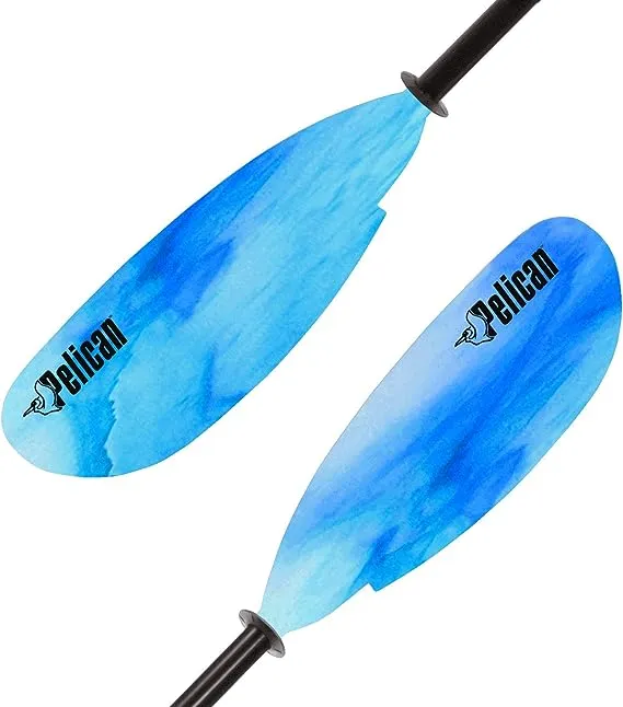 Pelican - Poseidon Paddle - Aluminum Shaft with Reinforced Fiberglass Blades - Lightweight, Adjustable Kayaks Paddles - Perfect for Kayaking Boating