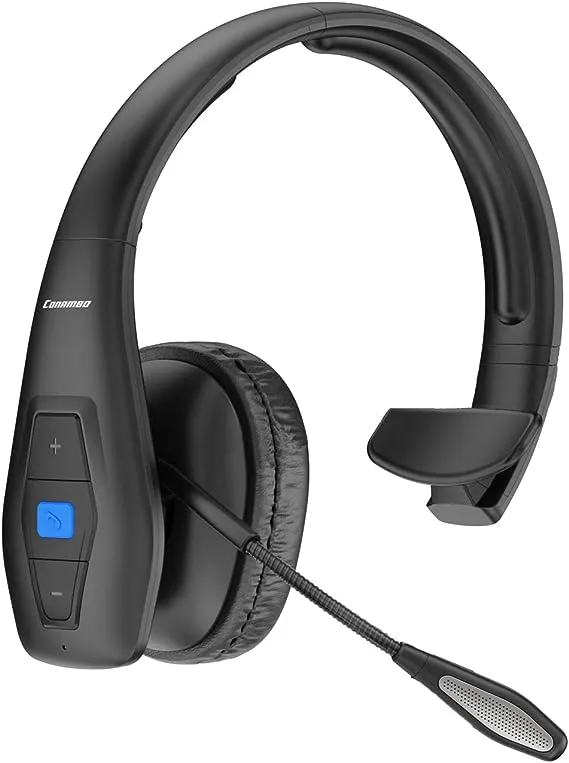 Trucker Bluetooth Headset V5.1, CVC8.0 Dual Microphone Noise Cancelling &amp; 35Hrs