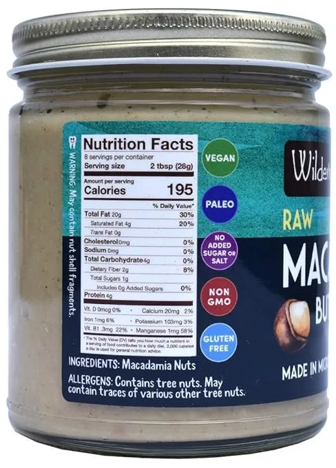 Macadamia Nut Butter Raw