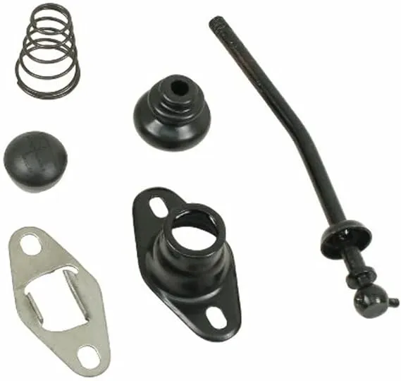 VW Bug Beetle Baja Buggy Stock Shifter Assembly, Angled, Type 1, 56-67 w/10mm Thread & Knob 1025