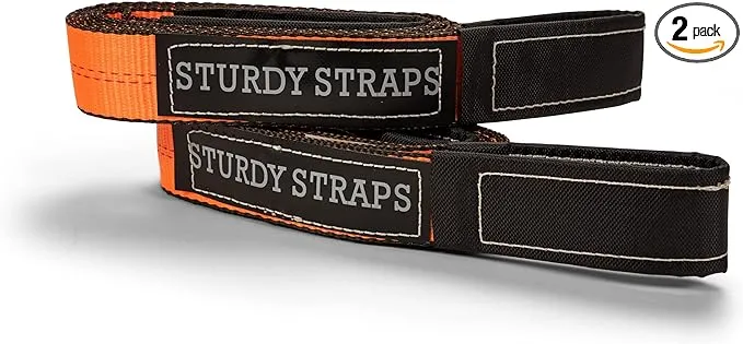 9400lb Lift Sling Straps 2pack 6 Feet X 2 Inches Lifting Sling Strap Heavy Lifti