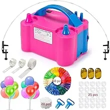 Balloon Pump, Electric Balloon Inflator 121 Pcs Balloon Pump Electric 110V 600W