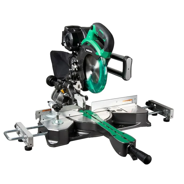 Metabo HPT MultiVolt 7-1/4-in 36-volt Dual Bevel Sliding Hybrid Cordless Miter Saw with Laser Guide (Battery and Charger Not Included) | C3607DRAQ4M