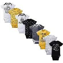 Gerber Unisex-Baby 8-Pack Short Sleeve Onesies Bodysuits