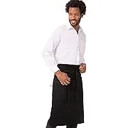 Chef Works - REVF24BLK0 - Black Reversible Three Pocket Apron