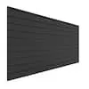 Proslat PVC Slatwall, 8&#039; x 4&#039;, Charcoal, Free Shipping, Trims Included