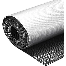 Uxcell Insulation Sheet Self-adhesive Embossed Aluminum Foil Waterproof Heat ...