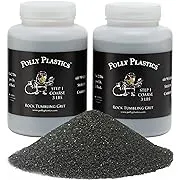 Polly Plastics Rock Tumbler Media Grit Refill, Coarse 60/90 Silicon Carbide Grit, Stage 1 for Tumbling Stones (2 Pack) (6 lb.)Polly Plastics Rock Tumbler Media Grit Refill, Coarse 60/90 Silicon Carbide Grit, Stage 1 for Tumbling Stones (2 Pack) (6 lb.)