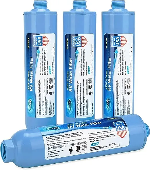 TastePURE RV/Marine Water Filter, 4-Pack