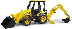 Bruder Toys JCB MIDI Excavator Backhoe Loader Construction Toy Truck, Yellow