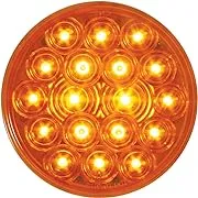 Grand General  76451  -  4 Inch 18 Diode Amber LED Clear Lens Light