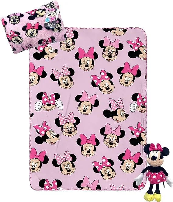 Jay Franco Disney Minnie Mouse Travel Set