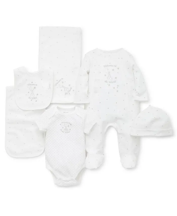 Little Me Welcome to The World Gift Box Set White 6M