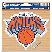 NBA New York Knicks 4 inch Auto Magnet Logo by WinCraft